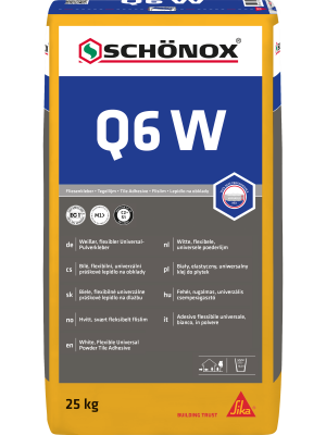 Schönox Q6W - tegellijm - 25 kg
