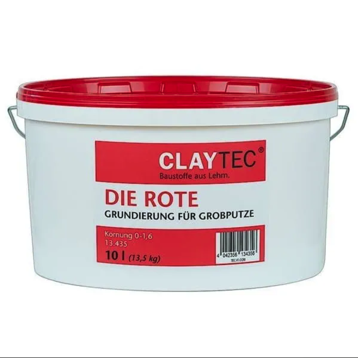 Claytec Primer - Grof - Rood - 10L
