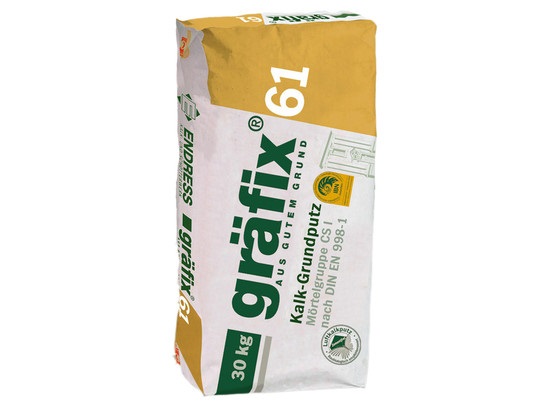 Grafix - 61 grof 0.4 mm - 30kg - luchtkalk basispleiste grondmortel