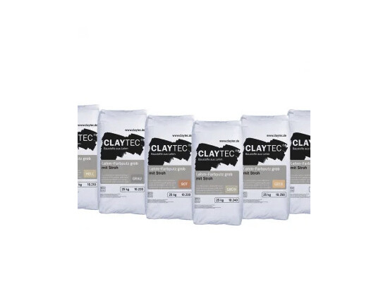 Claytec - Afwerkleem grof beige - 25 kg