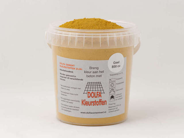 Dolfa - cementverf - geel - 1 kg